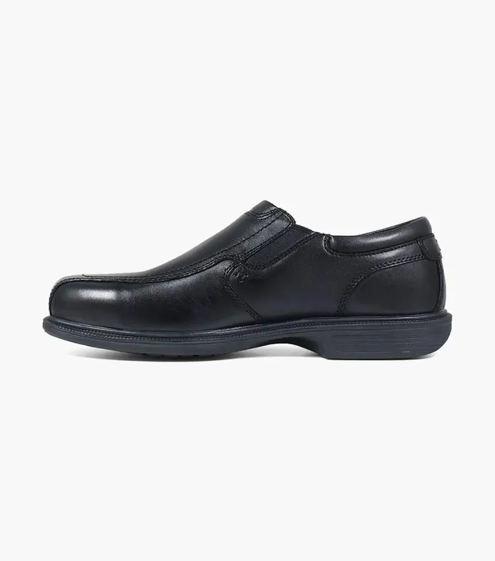 Men Coronis Steel Toe Bike Toe Slip On Black Florsheim Safety Shoes