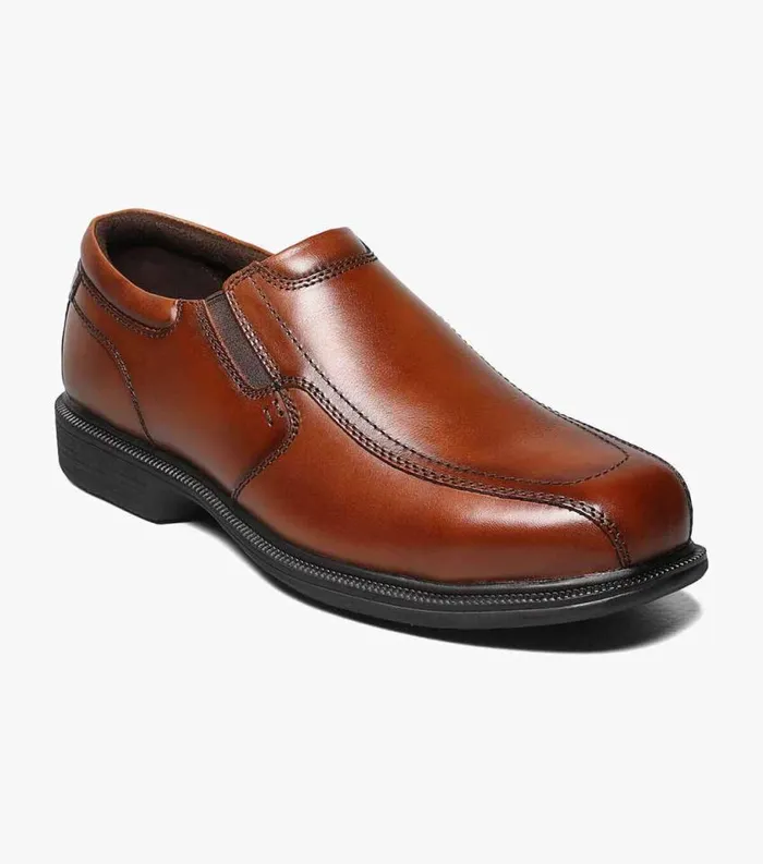 Men Coronis Steel Toe Bike Toe Slip On Brown Florsheim Safety Shoes