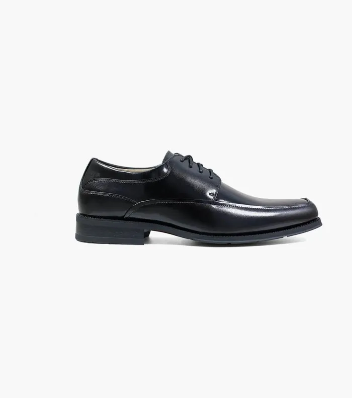 Men Cortland Moc Toe Oxford Black Florsheim Dress Shoes
