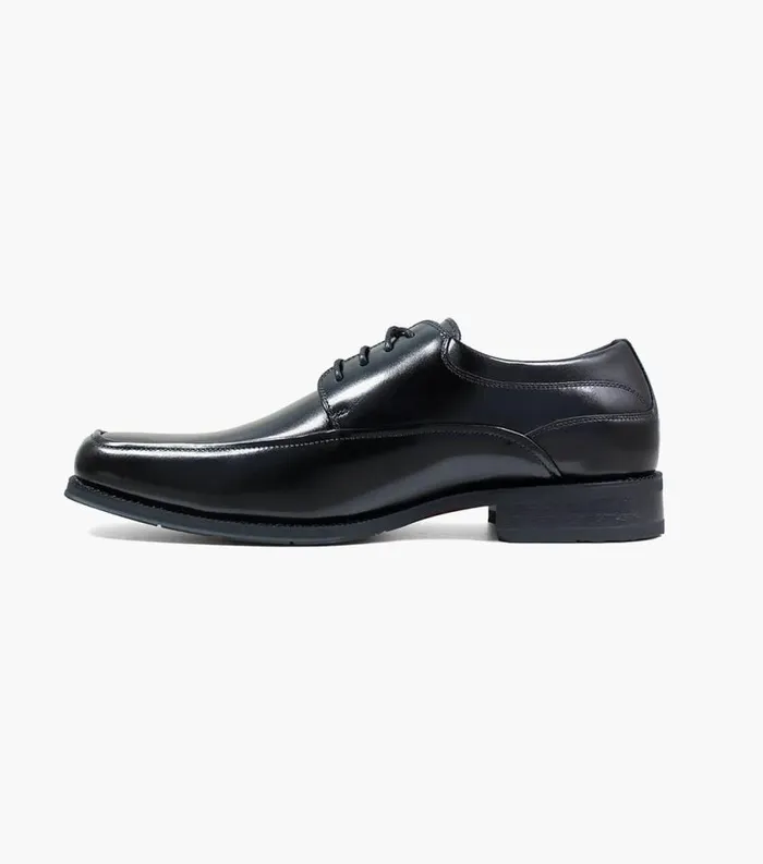 Men Cortland Moc Toe Oxford Black Florsheim Dress Shoes