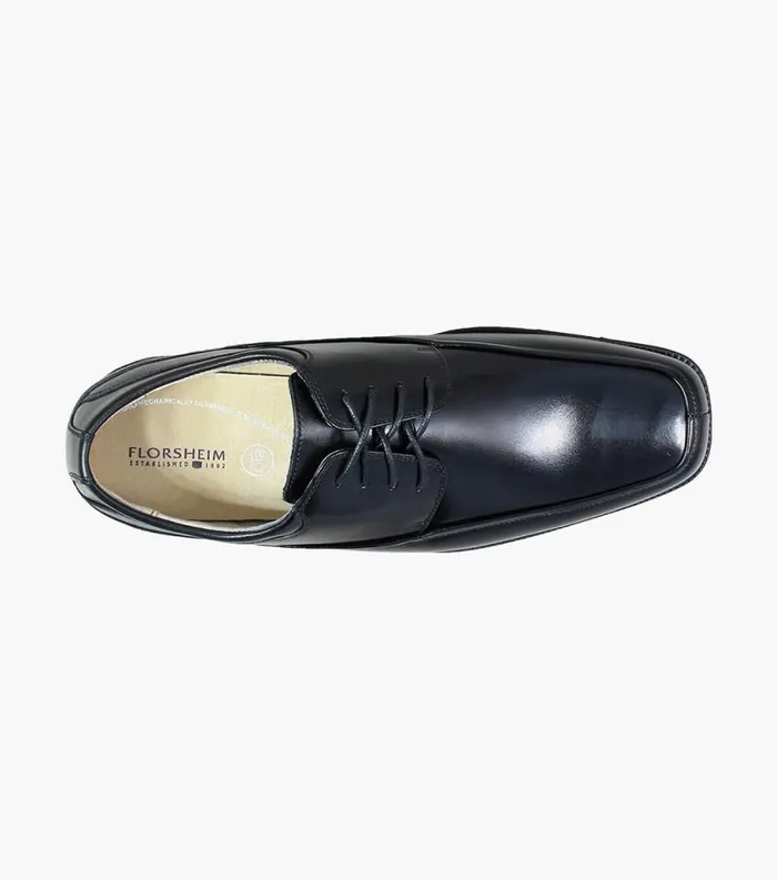 Men Cortland Moc Toe Oxford Black Florsheim Dress Shoes