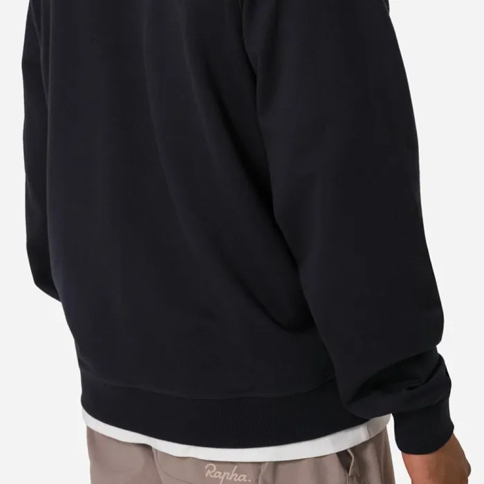 Men Cotton Sweatshirt 8211 Large Logo Blackwhitedark Navyhivis Pink Rapha Hoodies and Sweatshirts