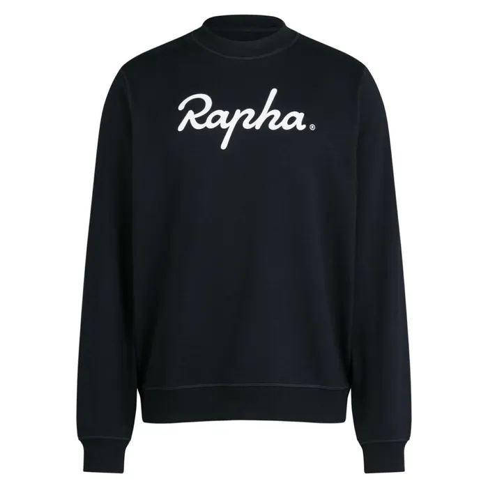 Men Cotton Sweatshirt 8211 Large Logo Blackwhitedark Navyhivis Pink Rapha Hoodies and Sweatshirts