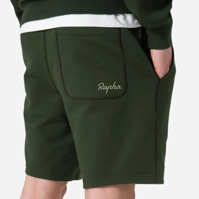 Men Cotton Sweatshort Blackwhitelight Grey Marl Greydark Navynavydeep Olive Greenolive Greenmulch Dove Rapha Shorts and Trousers