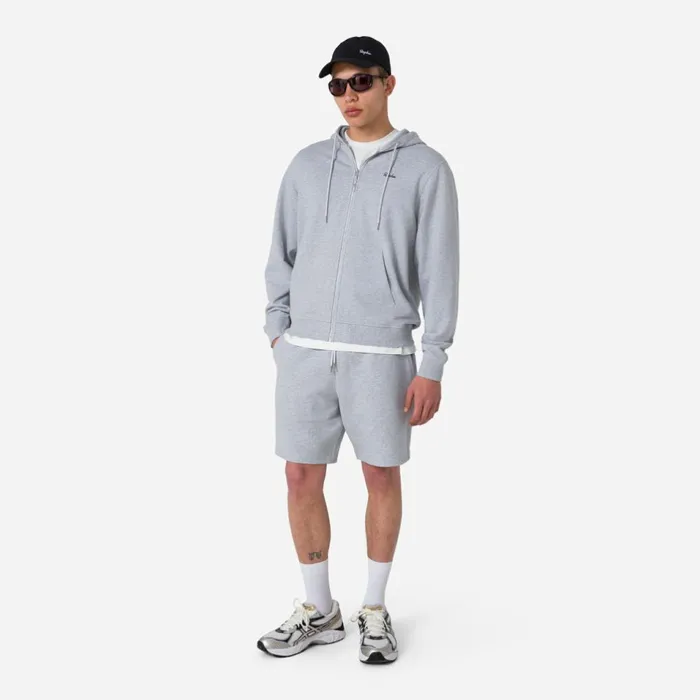 Men Cotton Zip Hoodie Blackgreylight Grey Marl Greydark Navynavyoffwhitestonedeep Olive Greenolive Green Rapha Hoodies and Sweatshirts