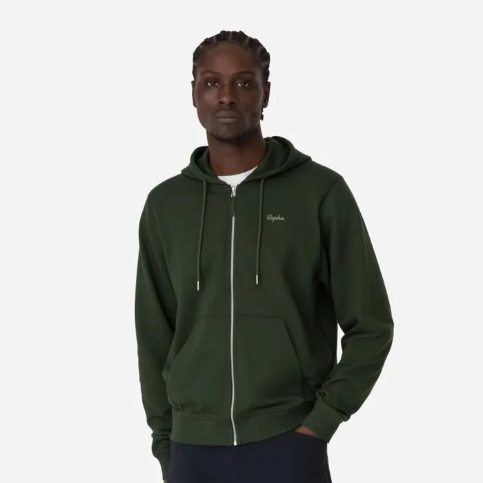 Men Cotton Zip Hoodie Blackgreylight Grey Marl Greydark Navynavyoffwhitestonedeep Olive Greenolive Green Rapha Hoodies and Sweatshirts