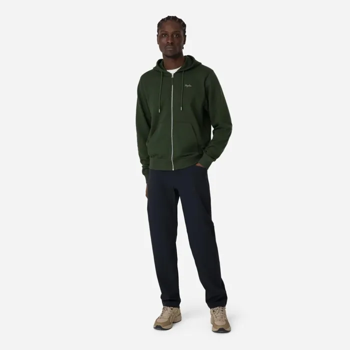Men Cotton Zip Hoodie Blackgreylight Grey Marl Greydark Navynavyoffwhitestonedeep Olive Greenolive Green Rapha Hoodies and Sweatshirts