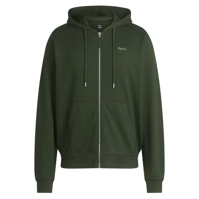 Men Cotton Zip Hoodie Blackgreylight Grey Marl Greydark Navynavyoffwhitestonedeep Olive Greenolive Green Rapha Hoodies and Sweatshirts
