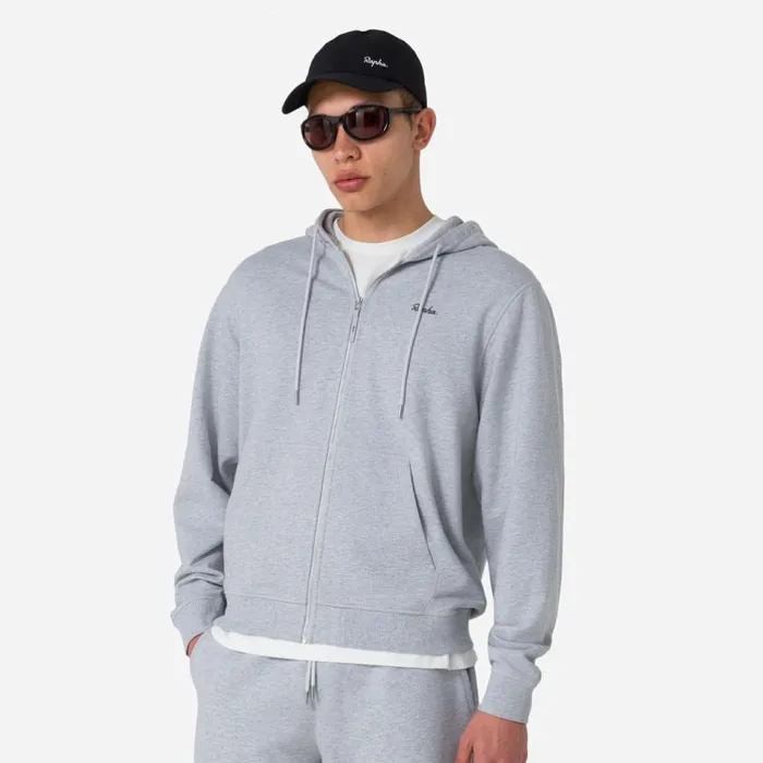 Men Cotton Zip Hoodie Blackgreylight Grey Marl Greydark Navynavyoffwhitestonedeep Olive Greenolive Green Rapha Hoodies and Sweatshirts