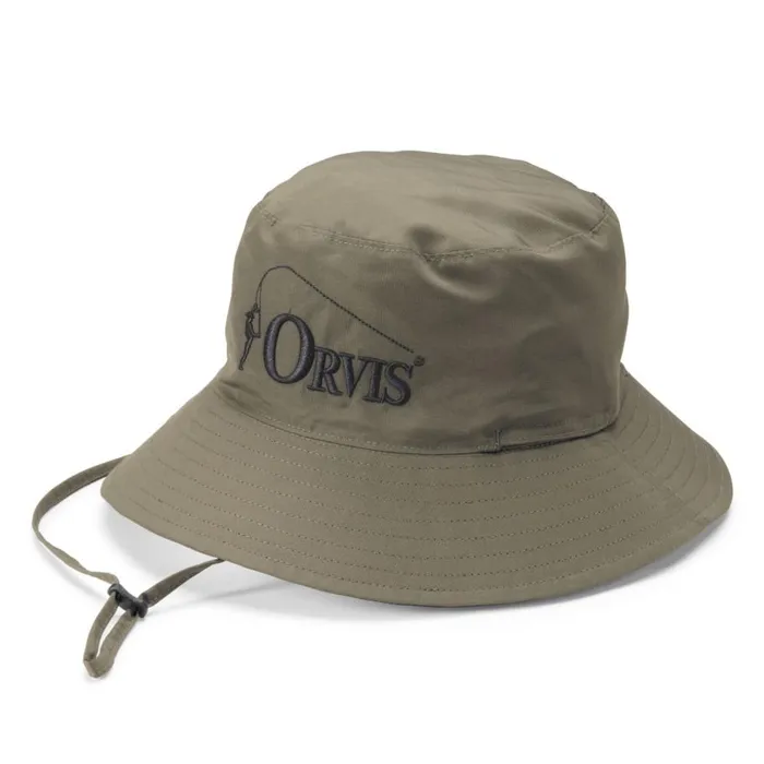 Men Covert Bent Rod Bucket Hat Olive Orvis Hats