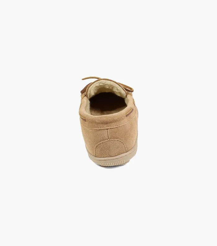 Men Cozzy Moc Toe Tie Slipper Sand Florsheim Casual Shoes