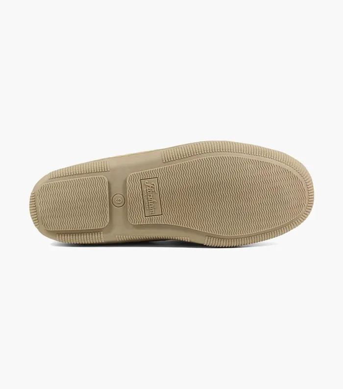 Men Cozzy Moc Toe Tie Slipper Sand Florsheim Casual Shoes