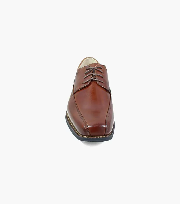 Men Curtis Bike Toe Oxford Brown Florsheim Dress Shoes