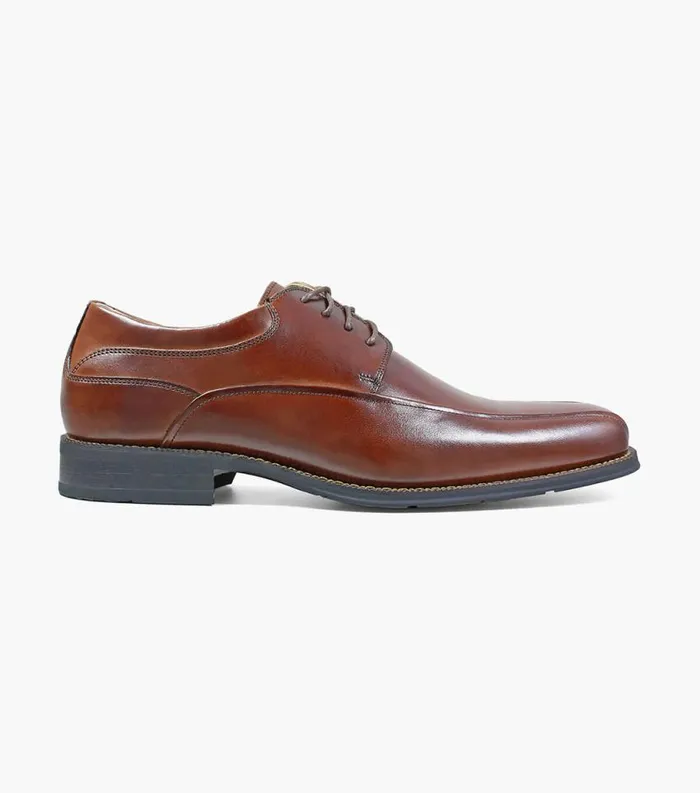 Men Curtis Bike Toe Oxford Brown Florsheim Dress Shoes