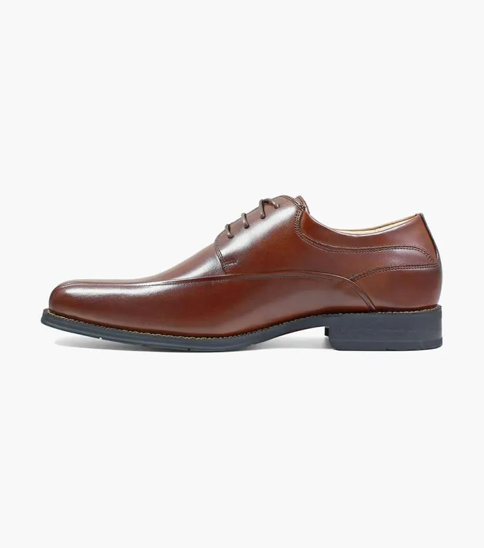 Men Curtis Bike Toe Oxford Brown Florsheim Dress Shoes