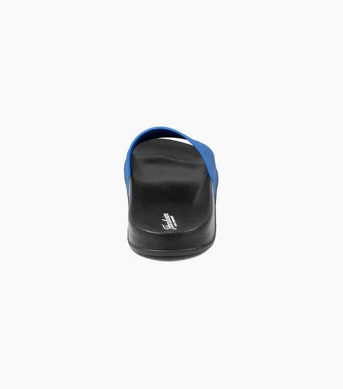 Men Curva Slide Sandal Blue Florsheim Casual Shoes