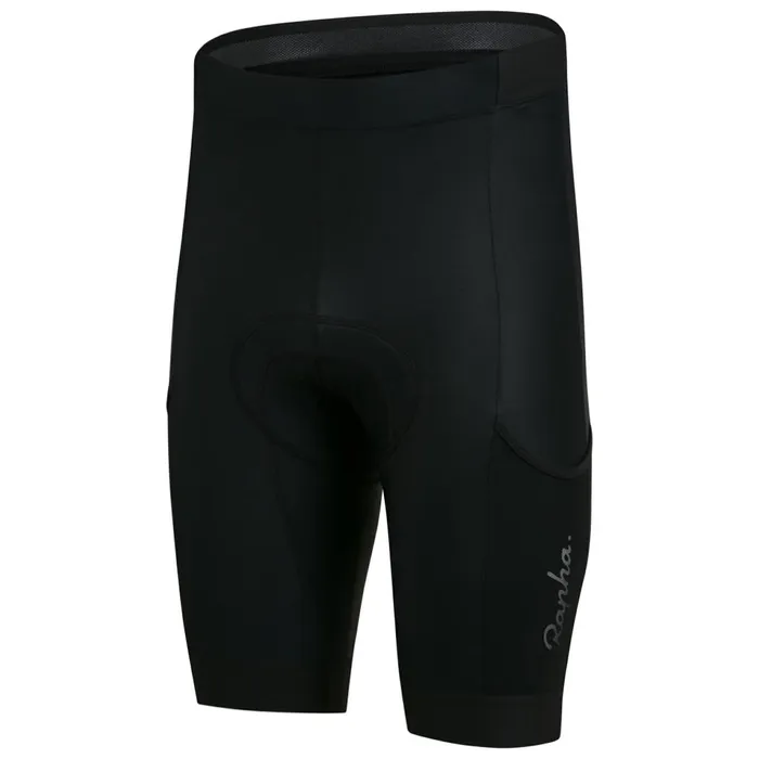 Men Cycling Shorts With Pockets Black Rapha Bibs Shorts and Tights