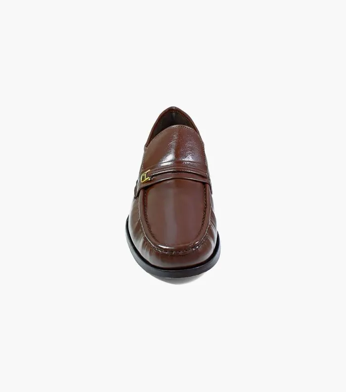 Men Dancer Moc Toe Bit Loafer Cognac Florsheim Dress Shoes