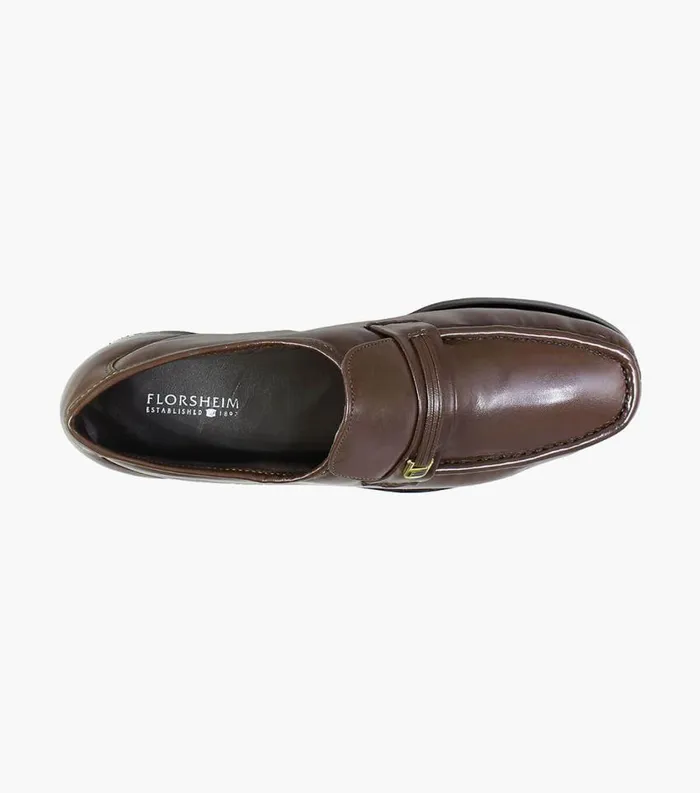 Men Dancer Moc Toe Bit Loafer Cognac Florsheim Dress Shoes