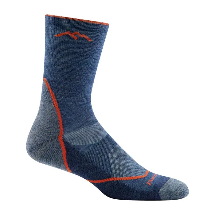 Men Darn Toughreg Light Hiker Lightweight Crew Socks Denim Orvis Socks