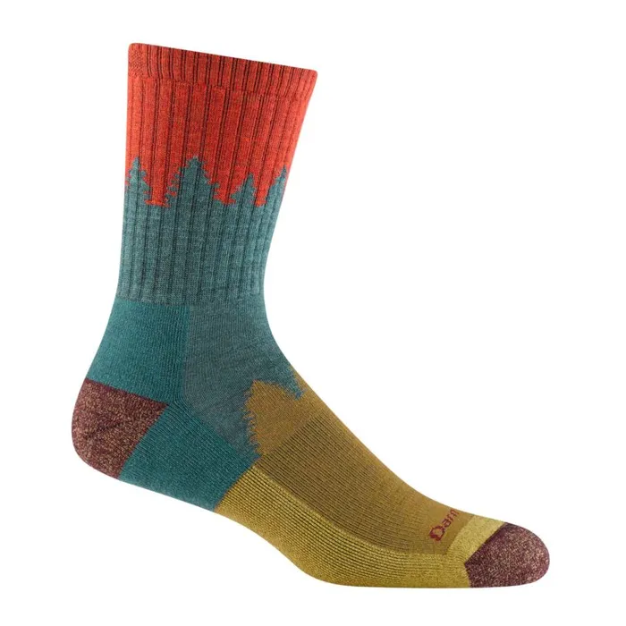 Men Darn Toughreg Number 2 Micro Crew Midweight Socks Teal Orvis Socks