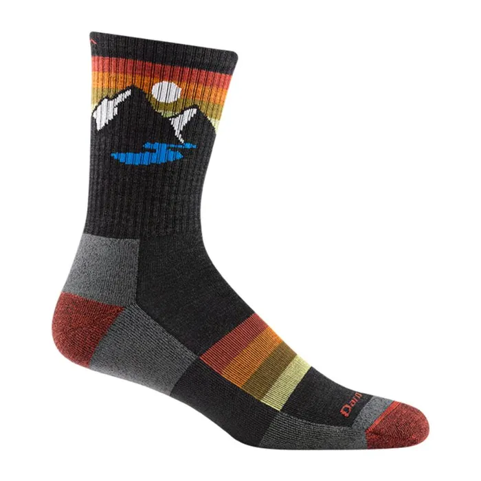 Men Darn Toughreg Sunset Ridge Lightweight Crew Socks Charcoal Orvis Socks