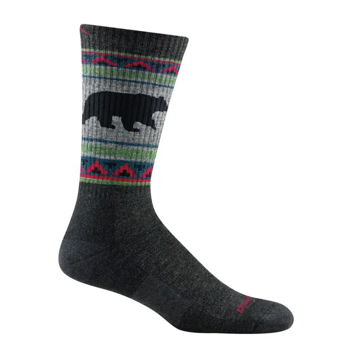 Men Darn Toughreg VanGrizzle Boot Midweight Crew Socks Charcoal Orvis Socks