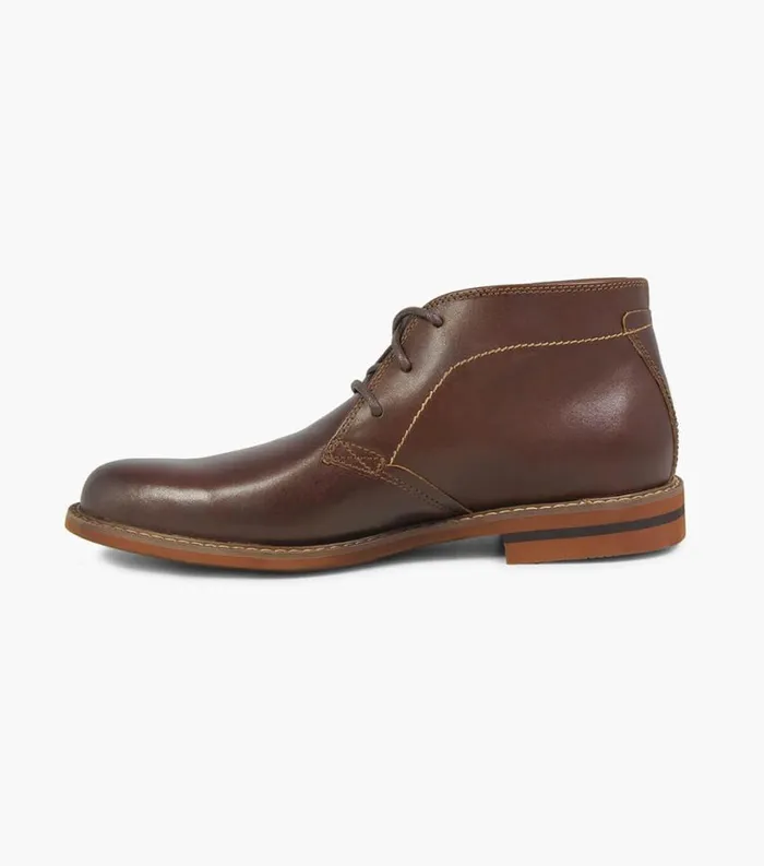 Men Duane Plain Toe Chukka Boot Brown Florsheim Dress Shoes