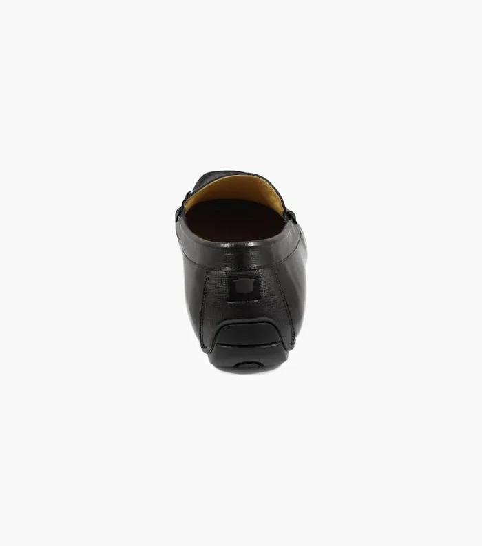 Men Dubino Moc Toe Bit Loafer Black Florsheim Dress Shoes