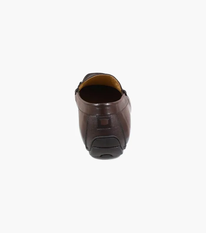 Men Dubino Moc Toe Bit Loafer Brown Florsheim Dress Shoes