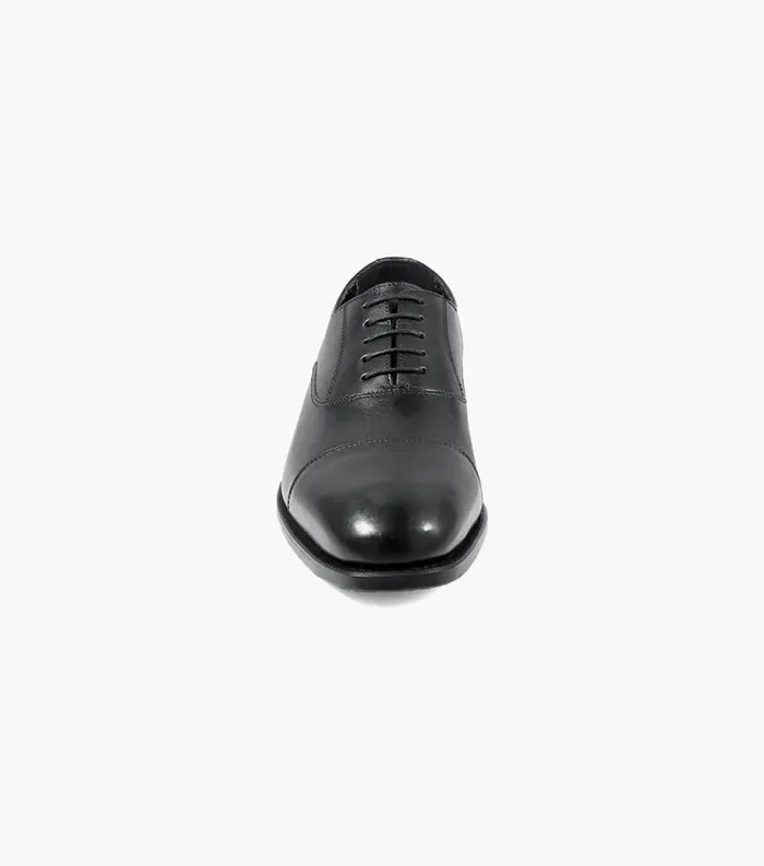 Men Edgar Cap Toe Oxford Black Florsheim Dress Shoes