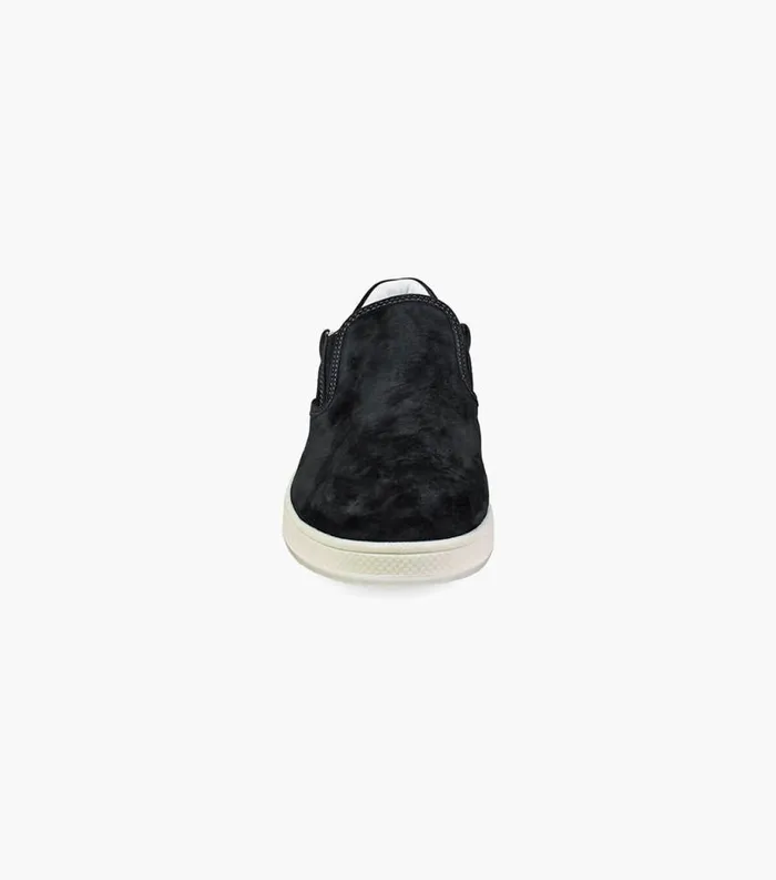 Men Edge Double Gore Slip On Black Florsheim Casual Shoes