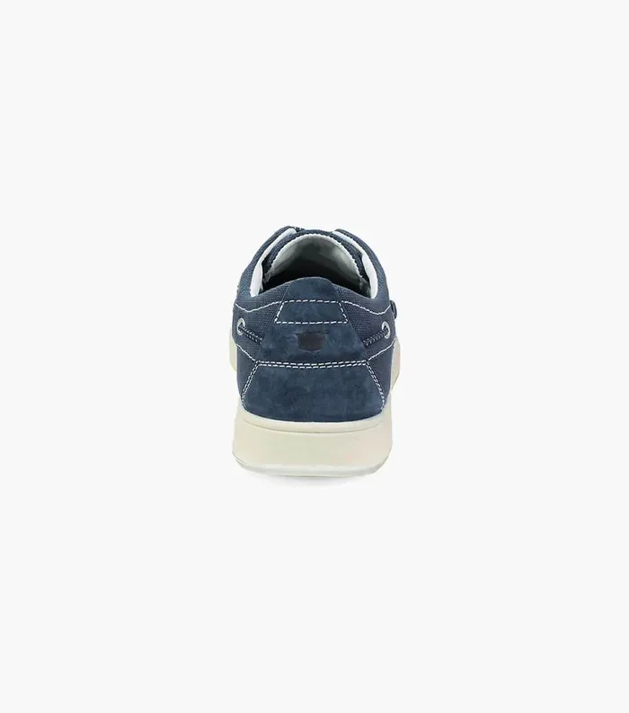 Men Edge Moc Toe Boat Shoe Navy Florsheim Casual Shoes