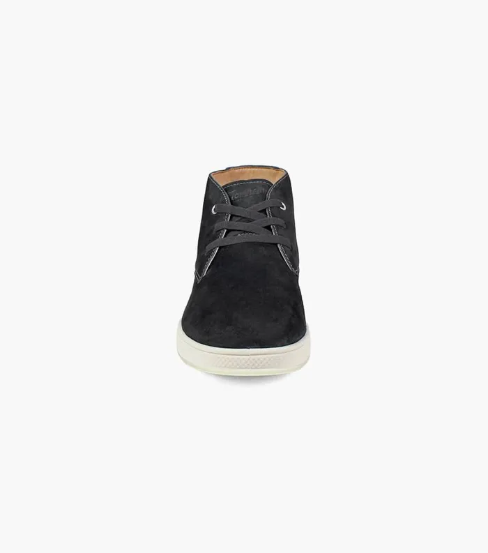 Men Edge Plain Toe Chukka Boot Black Florsheim Casual Shoes