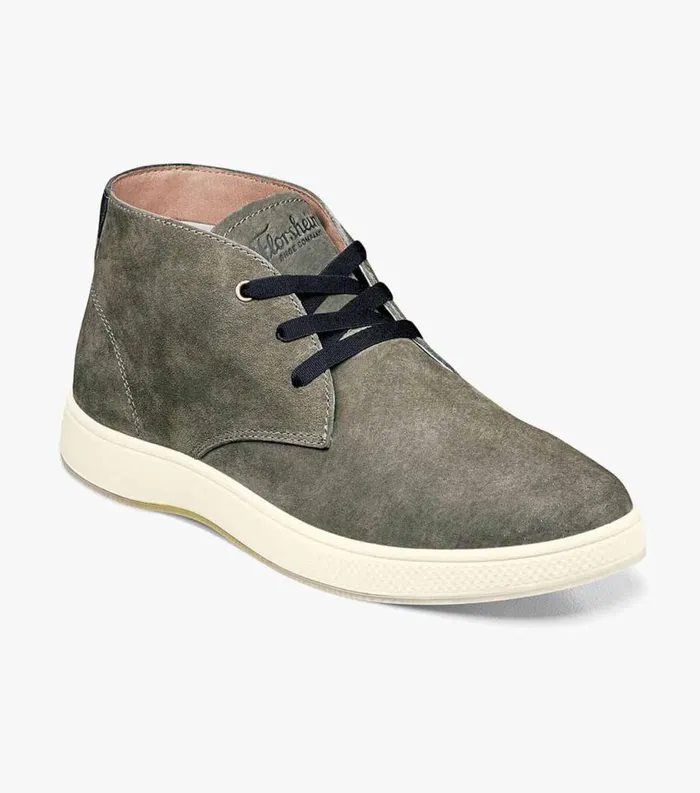 Men Edge Plain Toe Chukka Boot Loden Florsheim Casual Shoes