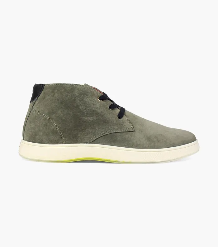 Men Edge Plain Toe Chukka Boot Loden Florsheim Casual Shoes
