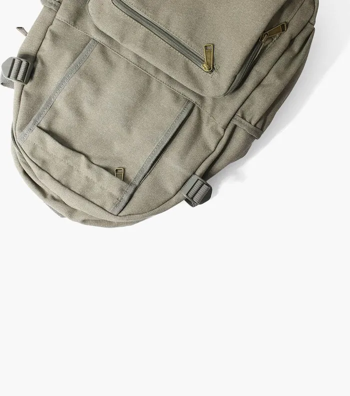 Men Enzo Canvas Backpack Green Florsheim Bags
