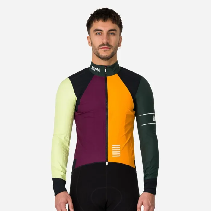 Men Excess Pro Team GORETEX Rain Jacket Multicolour Rapha Jackets and Vests
