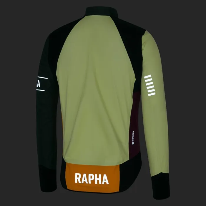 Men Excess Pro Team GORETEX Rain Jacket Multicolour Rapha Jackets and Vests