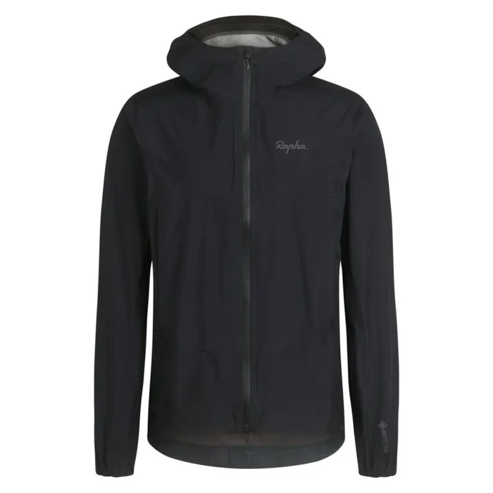 Men Explore Lightweight GoreTex Jacket Blackcarbon Grey Rapha Jackets and Vests
