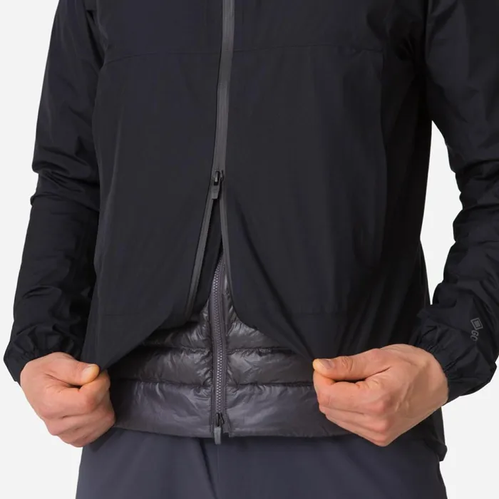 Men Explore Lightweight GoreTex Jacket Blackcarbon Grey Rapha Jackets and Vests
