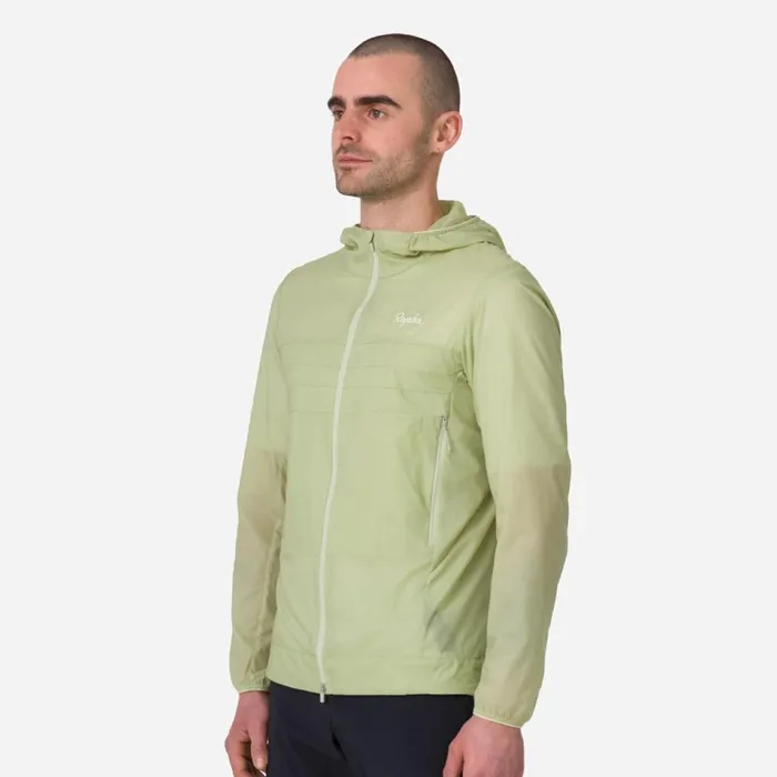 Men Explore Lightweight Jacket Blackblackgraystone Eclipselint Aloe Wash Rapha Jackets and Vests