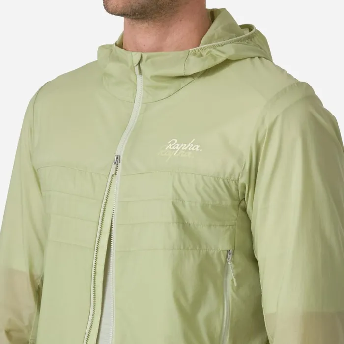 Men Explore Lightweight Jacket Blackblackgraystone Eclipselint Aloe Wash Rapha Jackets and Vests