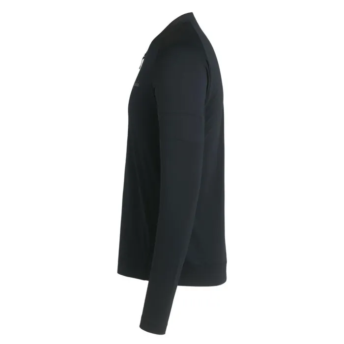Men Explore Long Sleeve Zip Neck Tech Tshirt Blackblack Rapha TShirts and Tops