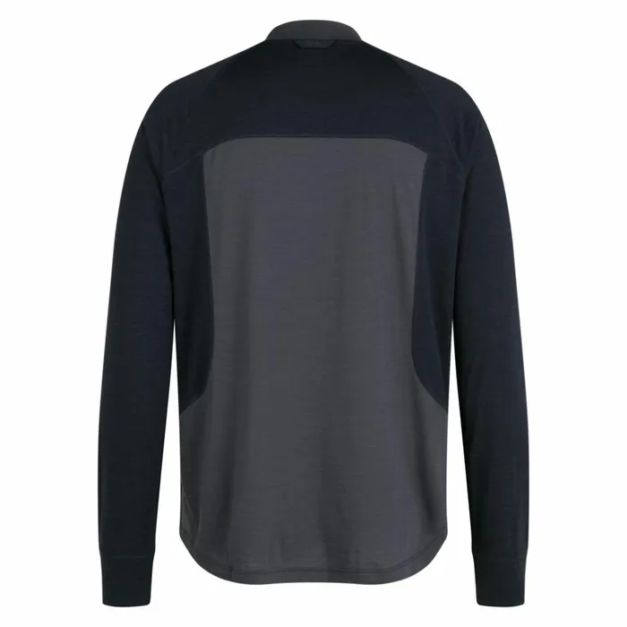 Men Explore Merino Long Sleeve Tshirt Asphalt Vulcangraystone Eclipserock Ridge Sedona Sage Rapha TShirts and Tops