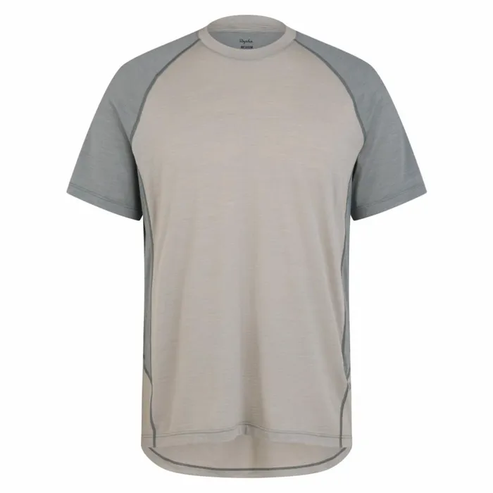 Men Explore Merino TShirt Asphalt Vulcangraystone Eclipserock Ridge Sedona Sage Rapha TShirts and Tops