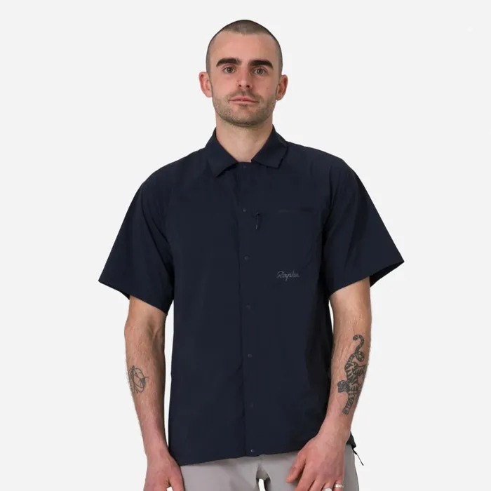 Men Explore Short Sleeve Shirt Asphalt Vulcan 2dark Greyblack Charcoallint Aloe Wash 2vulcan Asphaltlint Aloe Wash Rapha TShirts and Tops