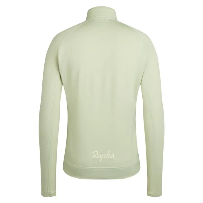 Men Explore Zip Neck Pullover Dark Greygreylint Aloe Washsage Greyrock Rapha Hoodies and Sweatshirts