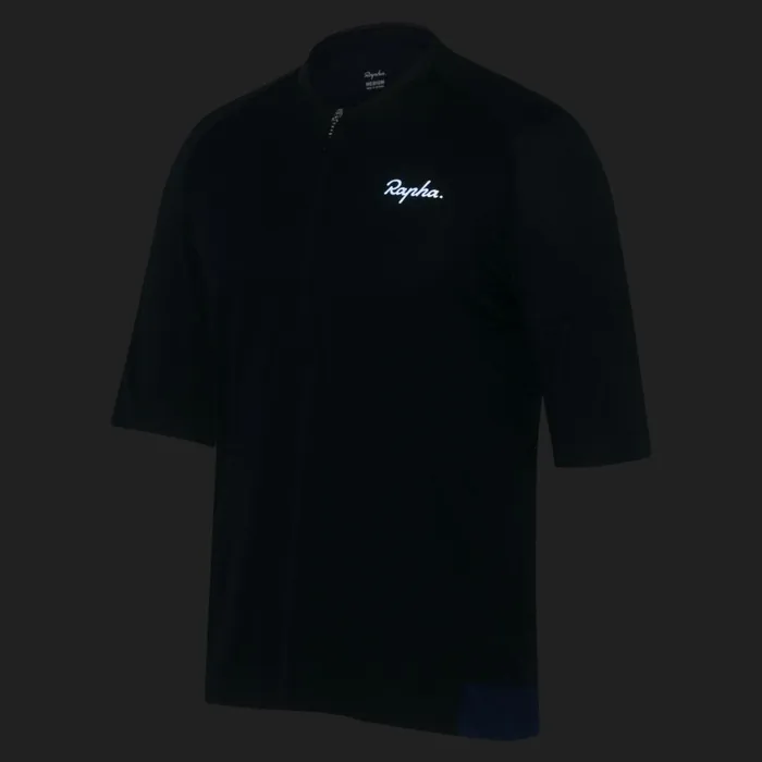 Men Explore Zip Neck Technical Tshirt Olive Greendeep Olive Greendark Navyoffwhitepale Greenlilac Rapha TShirts and Tops
