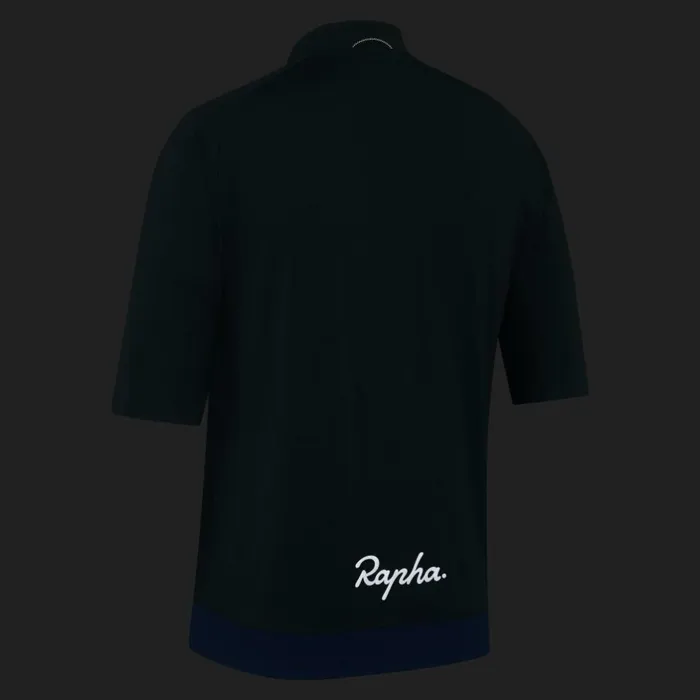 Men Explore Zip Neck Technical Tshirt Olive Greendeep Olive Greendark Navyoffwhitepale Greenlilac Rapha TShirts and Tops